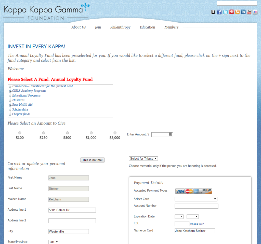 CSi Donate screenshot