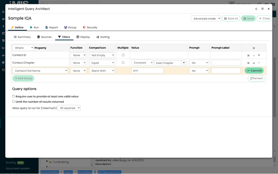 CSI Intelligent Query Architect